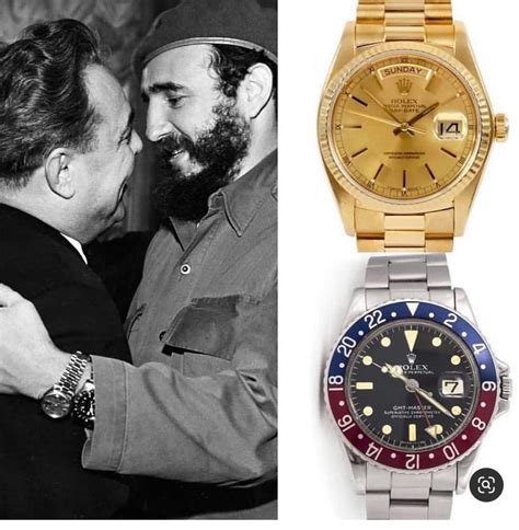 fidel castro rolex submariner|fidel castro watches.